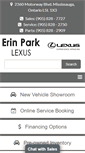 Mobile Screenshot of erinparklexus.com